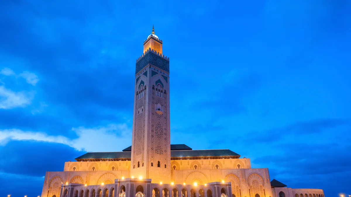 Minaret of Hassan II Mosque