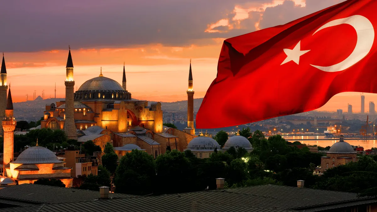 Moroccan Flag and Tourism
