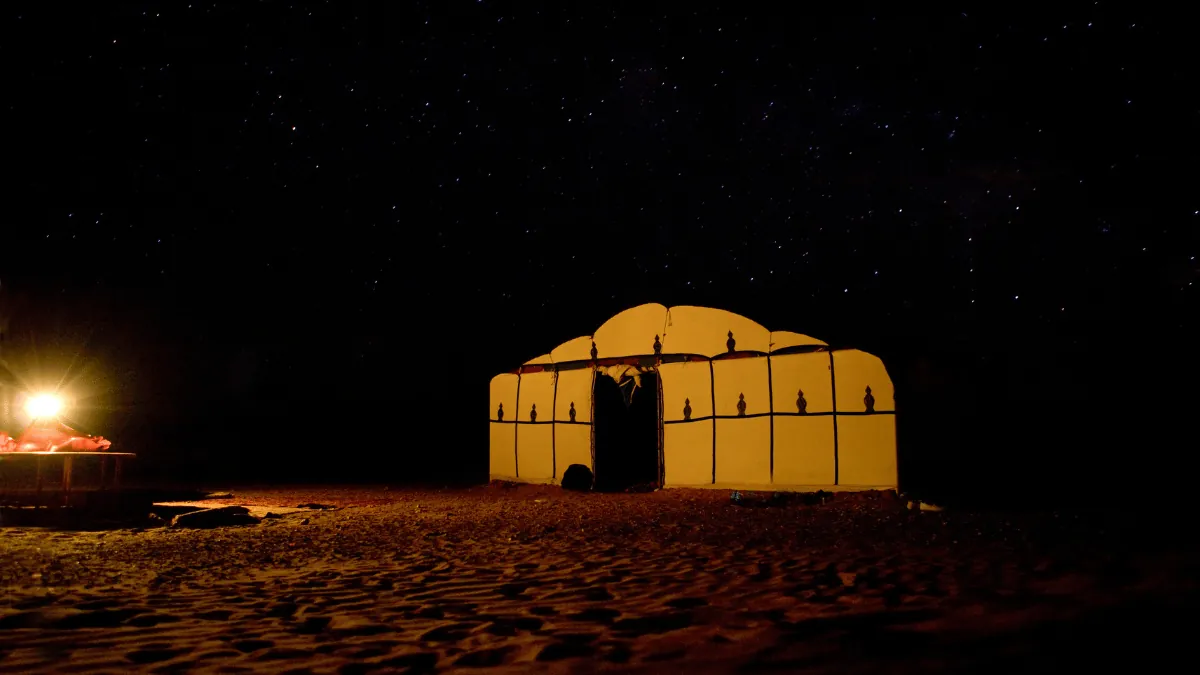Night Elite Tenting Adventure in Zagora
