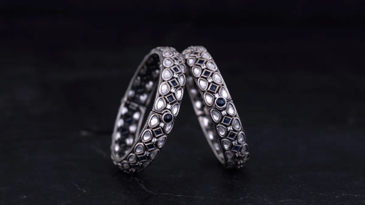 Silver bracelets in Morocco
