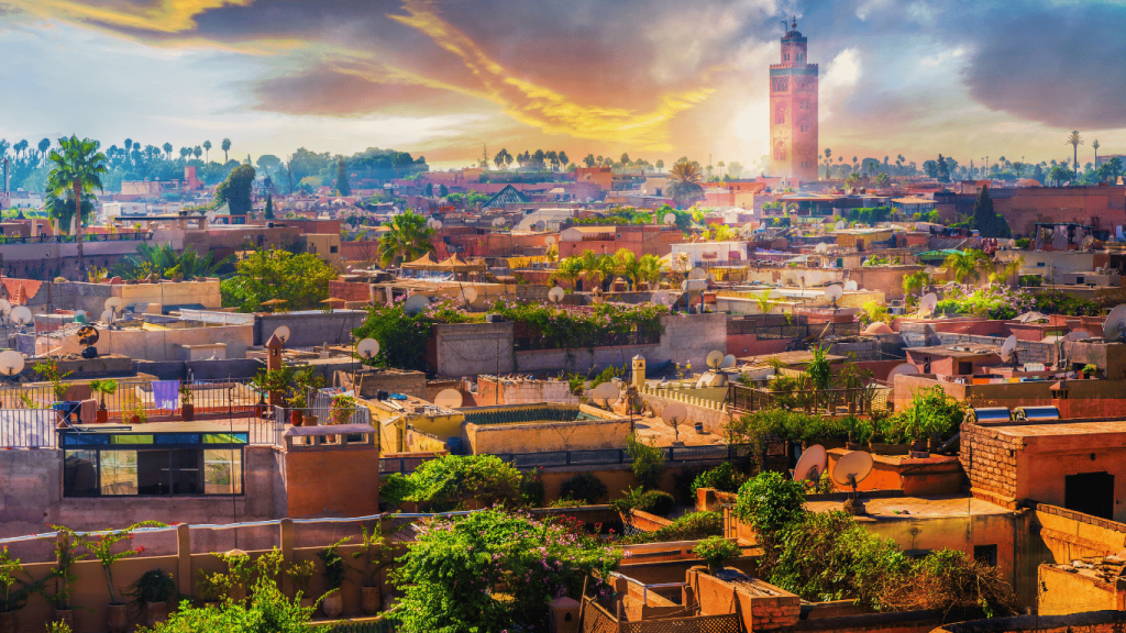 Global Positioning of Marrakech