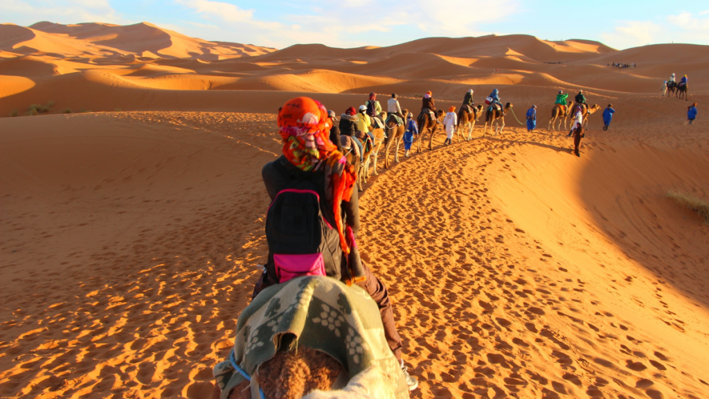 camel trekking in Morocco Morocco Sahara Exploration