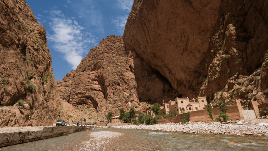 Famous gorge in Morocco