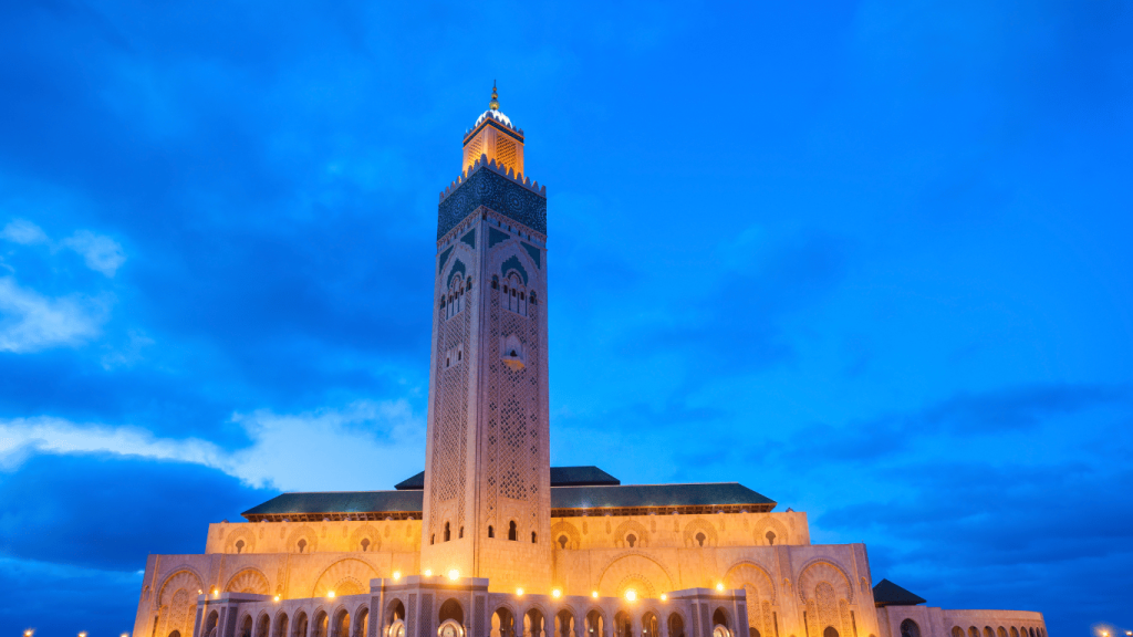 Minaret of Hassan II Mosque
